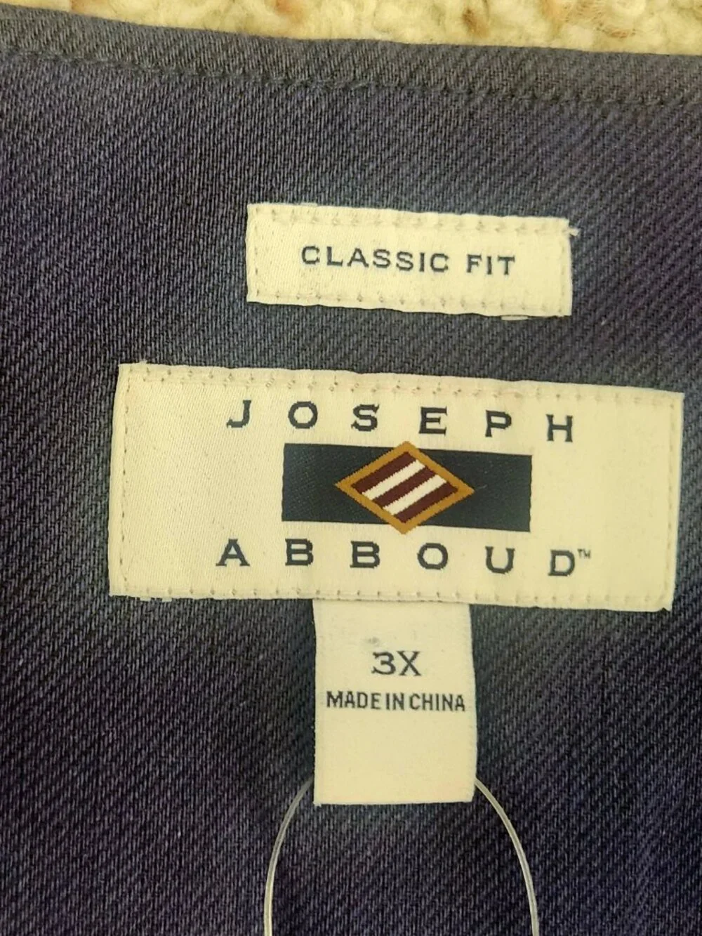 Joseph Abboud vest 3XL men's slate blue business NWT